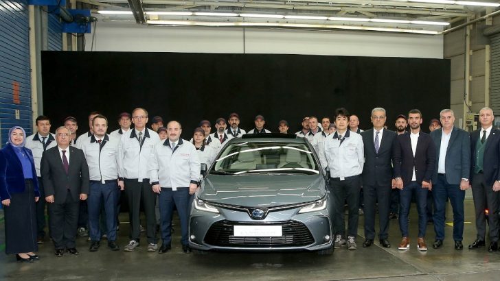 Corolla hibrit Sakarya’dan yola çıkacak