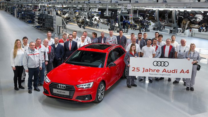 Audi’nin en çok satan modeli Audi A4 25 yaşında