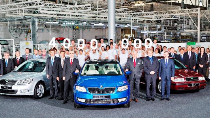 4 milyonuncu Skoda Octavia bantlardan indi