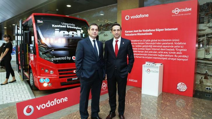 VODAFONE VE KARSAN TOPLU TAŞIMANIN TANIMINI DEĞİŞTİRİYOR