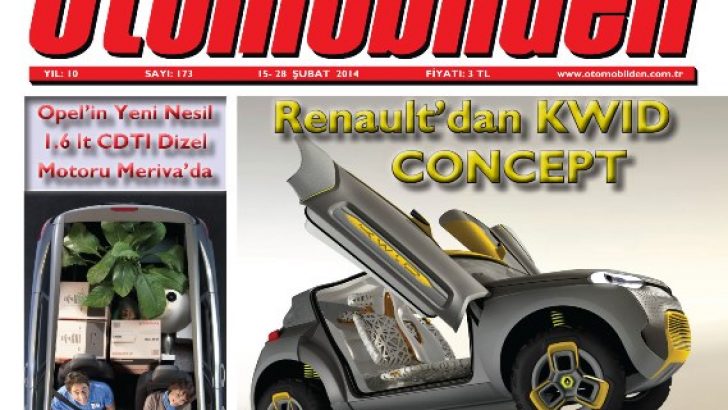 OTOMOBİLDEN DERGİSİ 15-28 ŞUBAT SAYISI YAYINA CIKTI