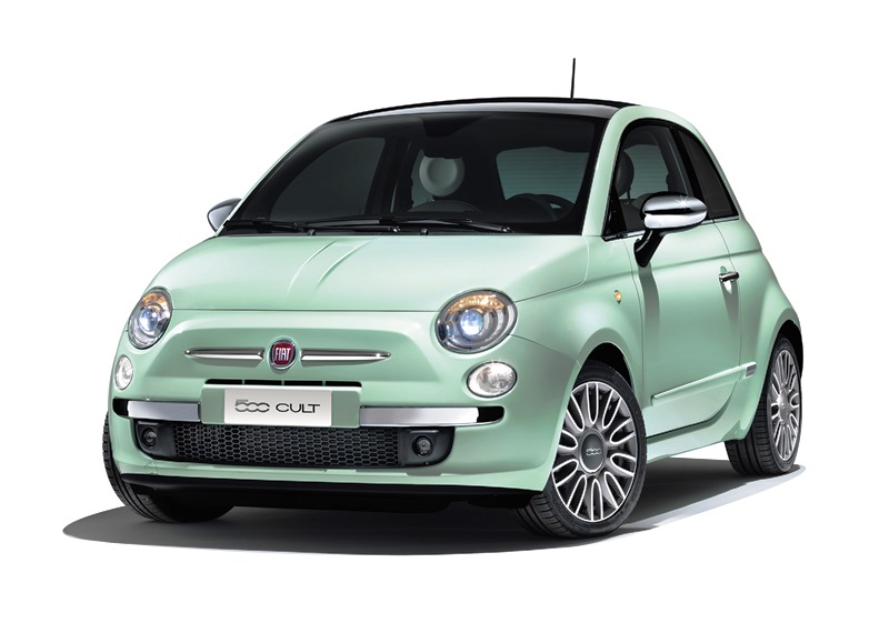 2014 model Fiat 500 ve yeni 500 Cult’la Cenevre çıkartması