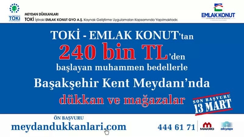 Başakşehir Kent Meydanı’ndaki Meydan Dükkanları görücüye çıktı