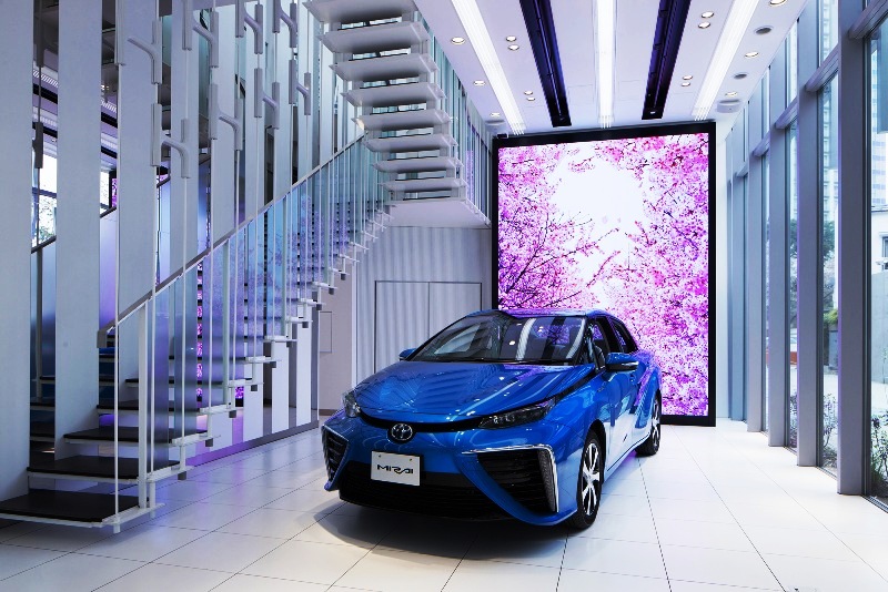 Toyota’dan Hidrojen Yakıt Hücreli Mirai için Özel Showroom