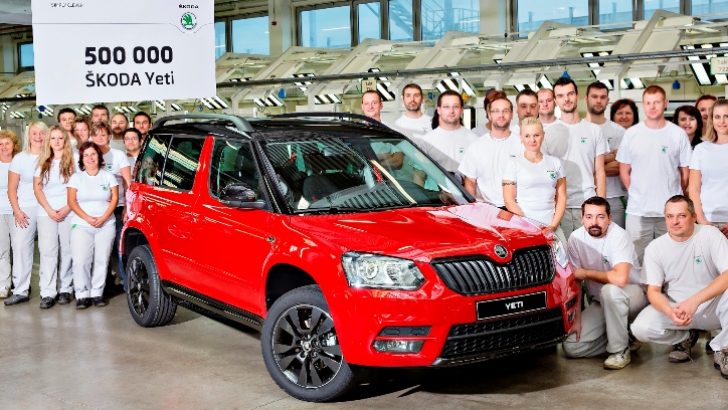 Skoda Yeti 500 Bin Adetlik Üretimi Aştı