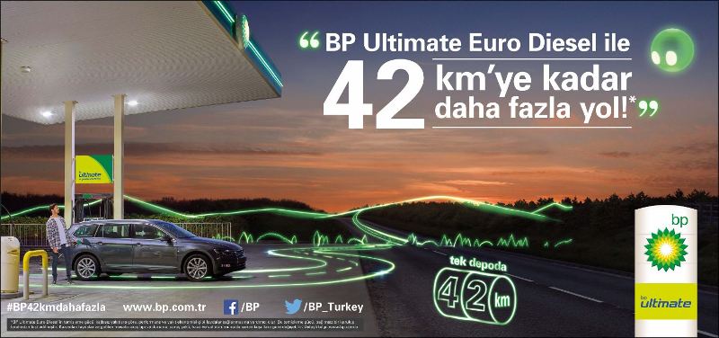 BP Ultimate Euro Diesel ile tek depoyla 42 km’ye kadar daha fazla yol