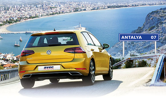 Avec Car Rentals Şimdi de Antalya’da