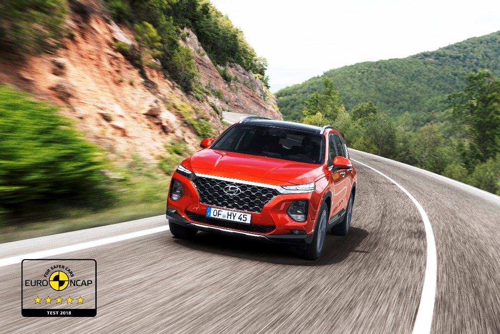 Hyundai Yeni Santa Fe, Euro NCAP’ten Beş Yıldız Aldı