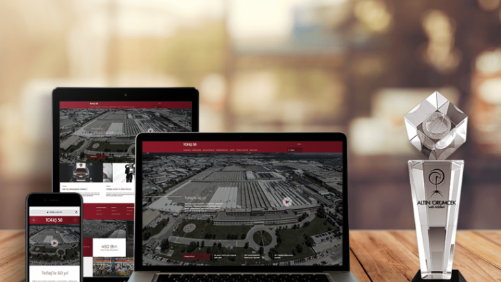 Tofaş’ın web sitesine birincilik ödülü