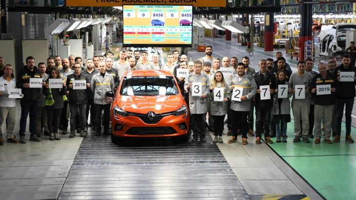 Oyak Renault, otomobil üretiminde liderliğini 2019’da da korudu
