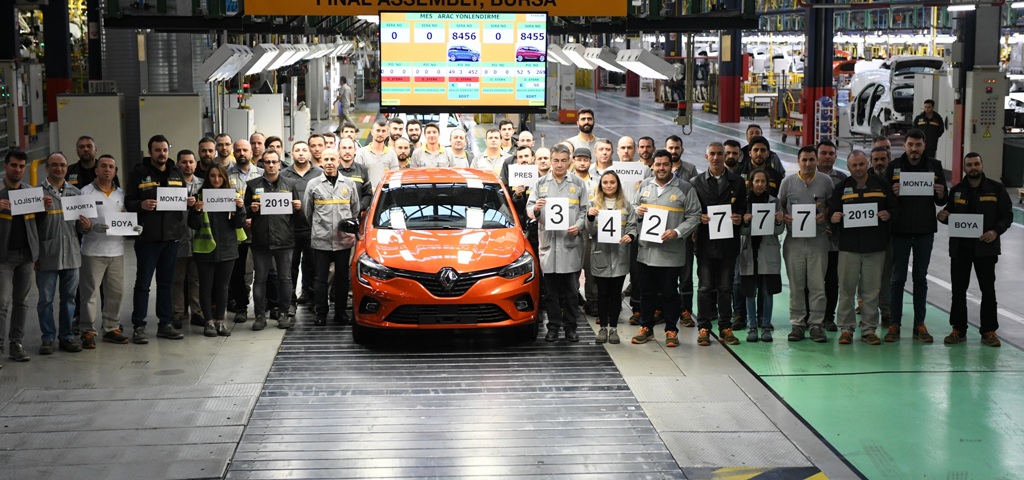 Oyak Renault, otomobil üretiminde liderliğini 2019’da da korudu
