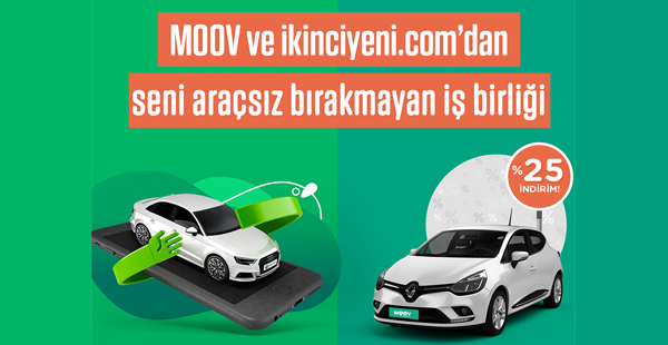 ikinciyeni.com’dan yüzde 25 MOOV by Garenta indirimi