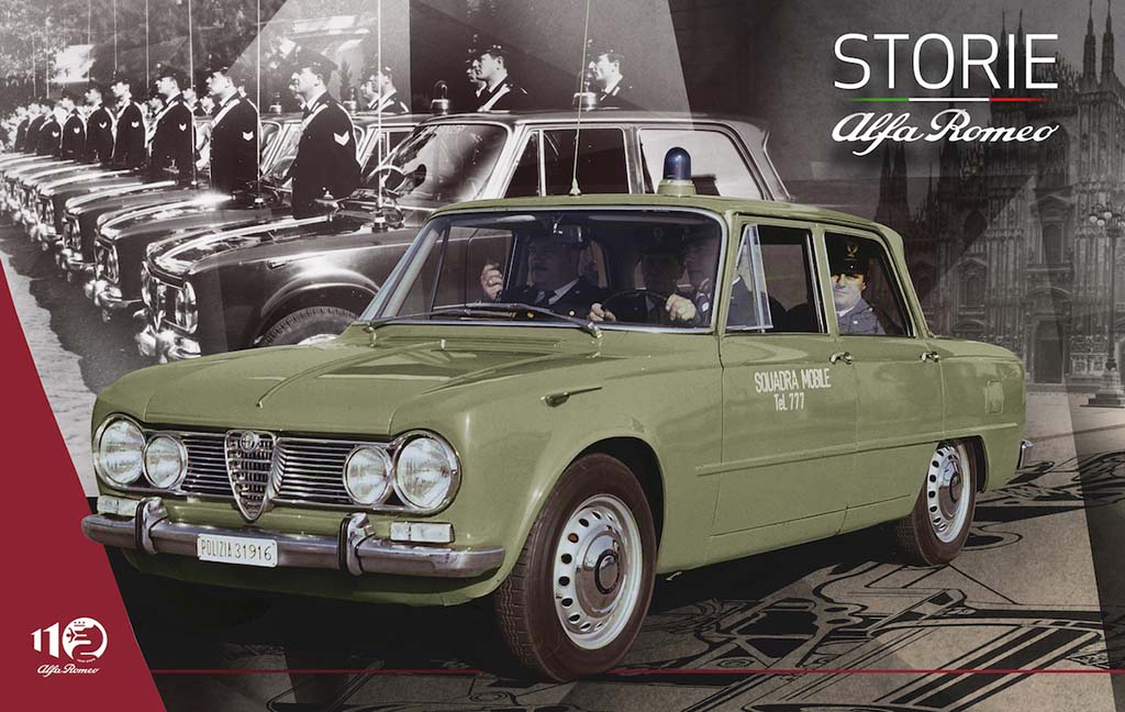 İtalyan emniyet teşkilatının ve halkın favorisi: Alfa Romeo 1900, Giulia ve Giulietta!