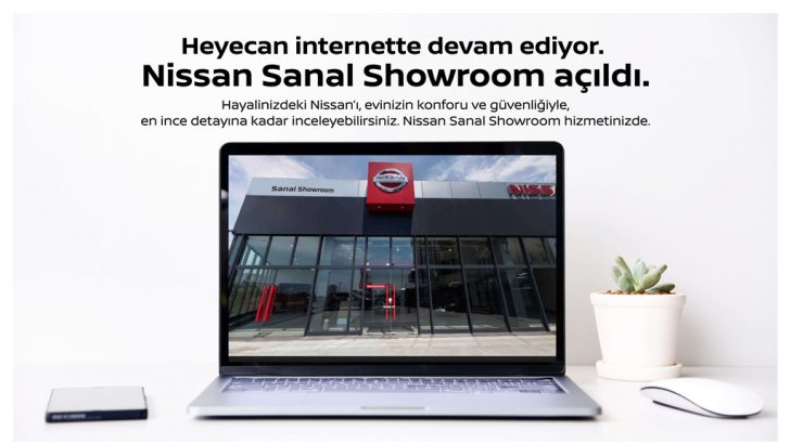 Nissan modellerini sanal showroom ile online ortama taşıdı