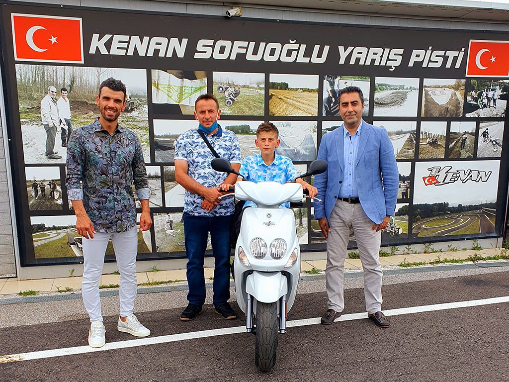 Kendi motosikletini yapan Ramazan Can’a Yamaha’dan büyük sürpriz