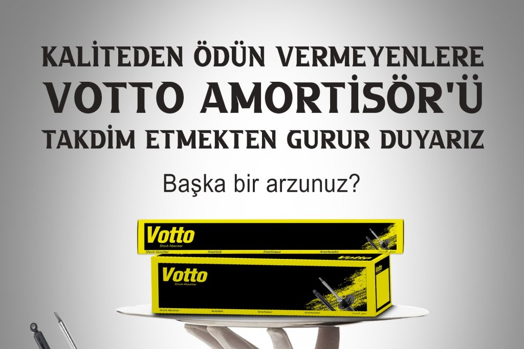 VOTTO AMOTİSÖRLERİ YENİ BİR YOL HİKÂYESİNE HAZIR OLUN!