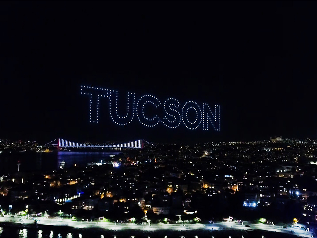 Hyundai Tucson ışığıyla İstanbul’u aydınlattı