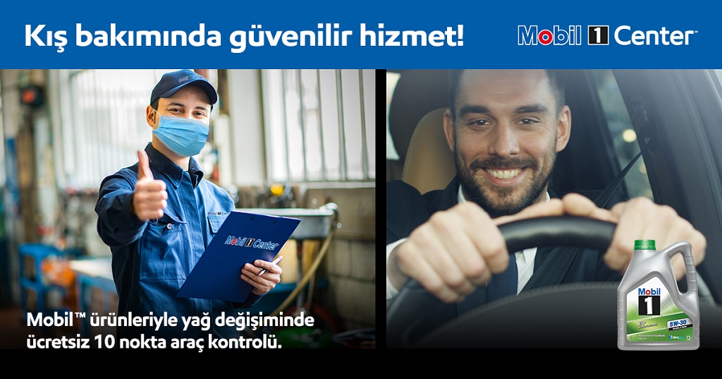 Mobil 1 Center’lar Sizi Aracınızla Ücretsiz 10 Nokta Kontrolüne Davet Ediyor!