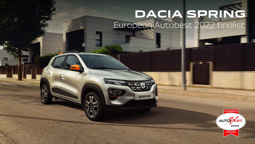 DACIA SPRING 2022 AUTO BEST FİNALİSTİ OLDU