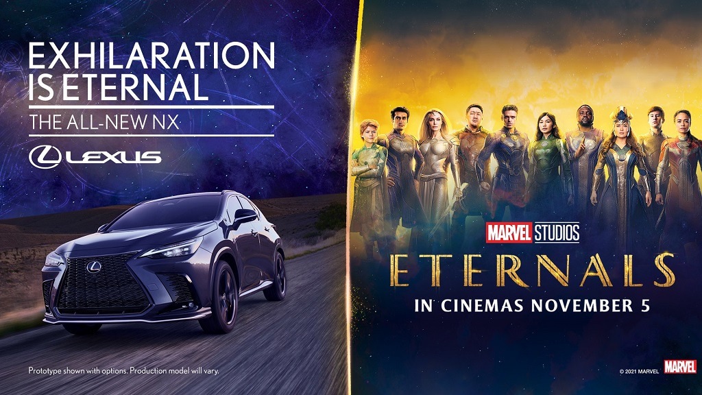 Lexus “Eternals” Filmi Araçları için Süper Kahramanlardan İlham Aldı