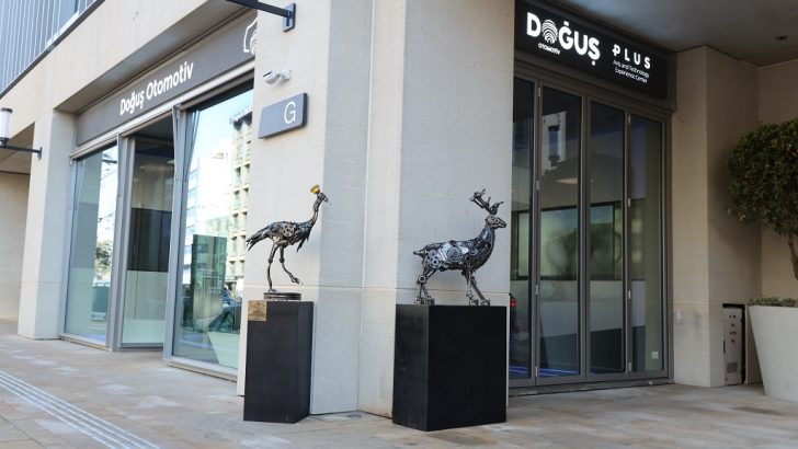 Doğuş Otomotiv atık otomobil parçalarını sanat için geri dönüştürdü