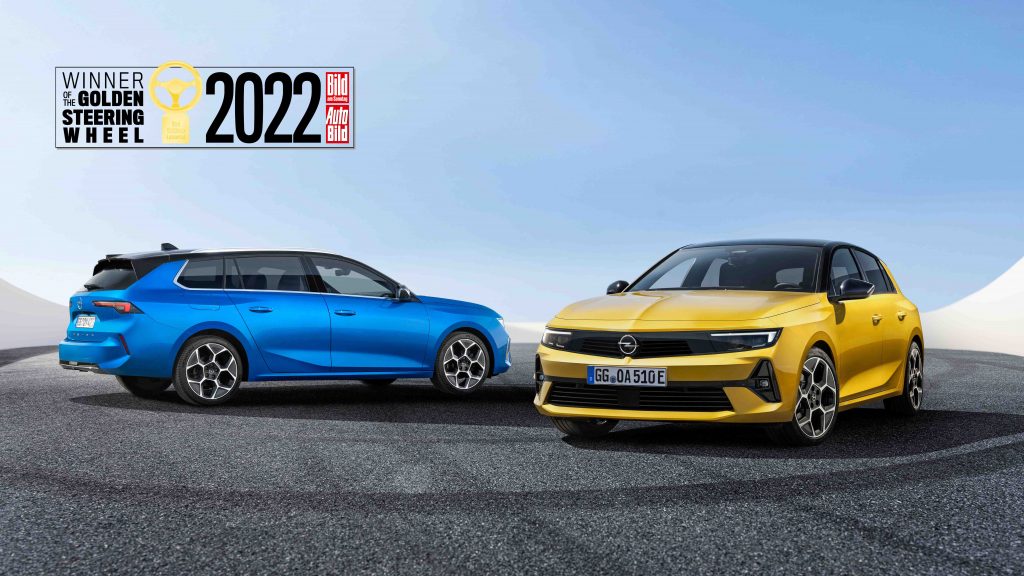 Yeni Opel Astra, 2022 Altın Direksiyon Ödülünü Kazandı!