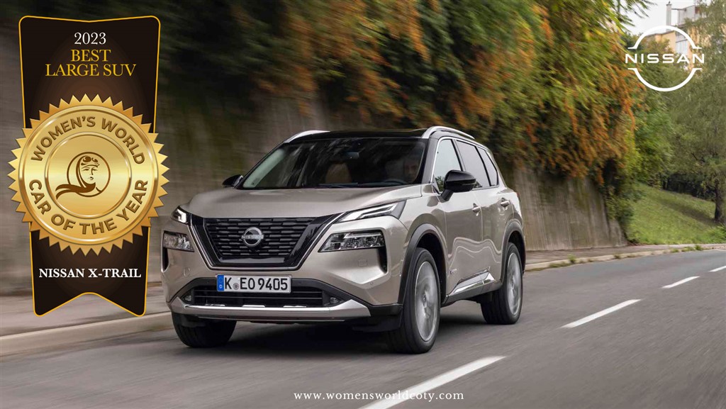 Nissan X-Trail, 2023 Kadınlar Dünyası Yılın Otomobili jürisi tarafından en iyi Büyük SUV ödülüne layık görüldü