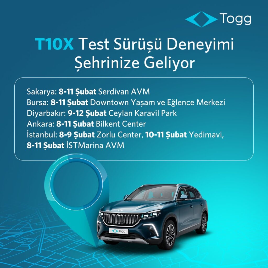 TOGG T10X Test Günleri Başladı