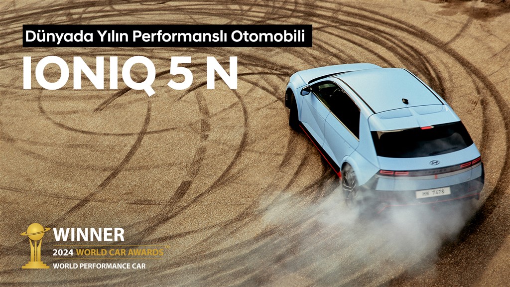 Hyundai IONIQ 5 N Dünyada Yılın Performanslı Otomobili Seçildi