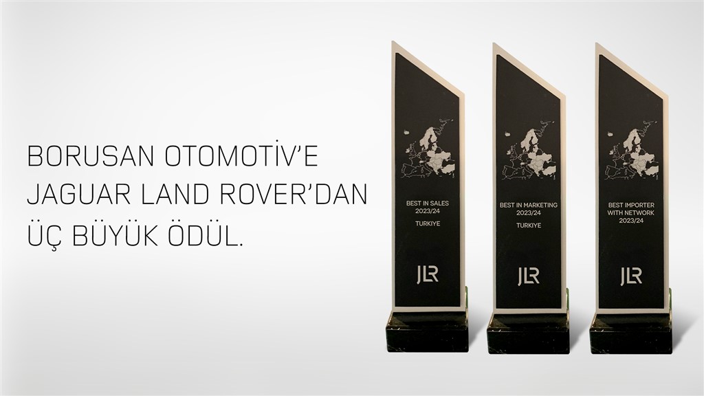 Jaguar Land Rover’dan Borusan Otomotiv’e Üç Ödül Birden